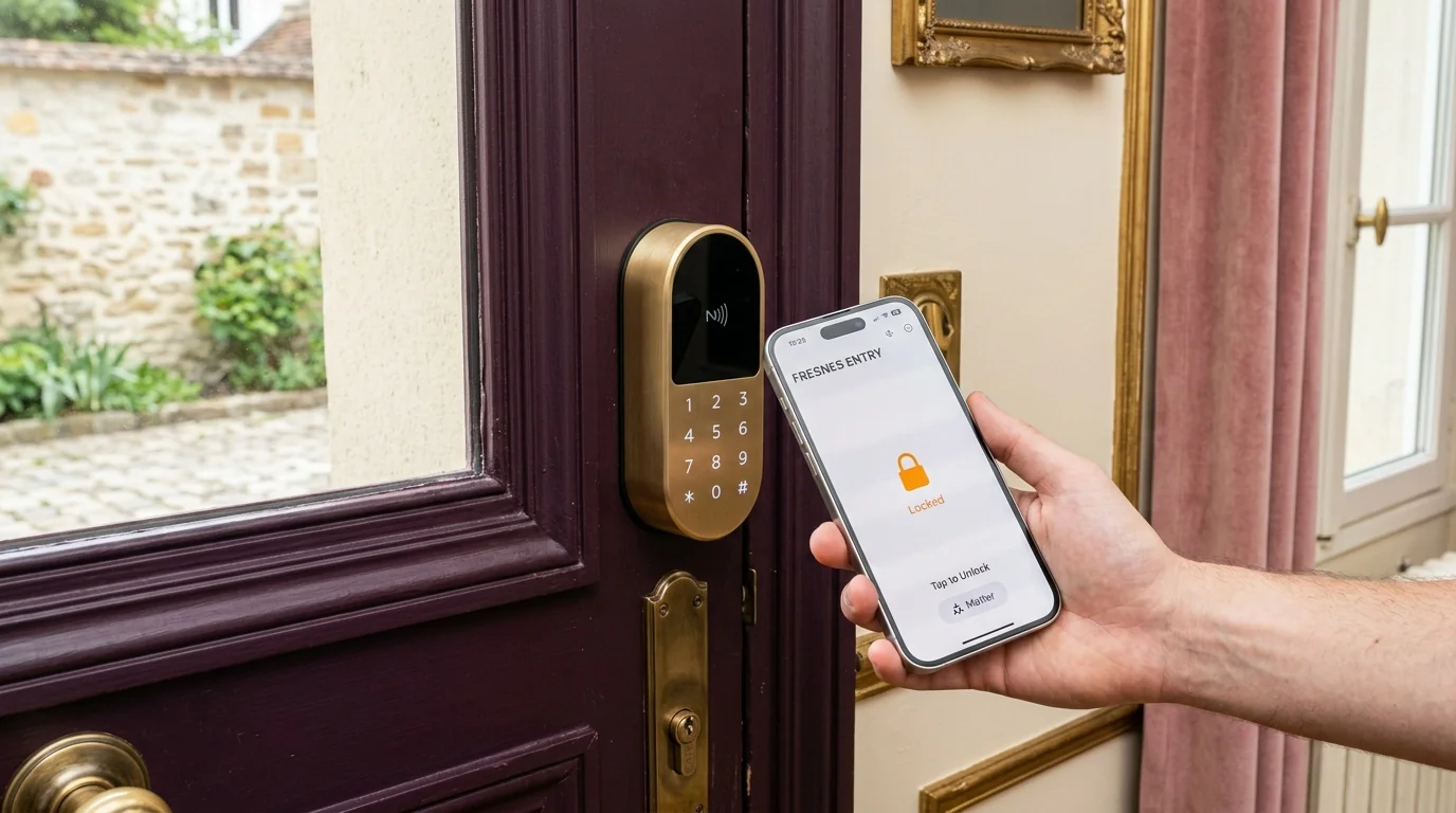 Smart lock connecté NFC - Serrurier Fresnes